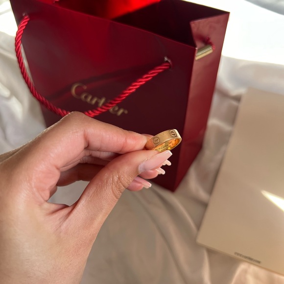 AUTHENTIC CARTIER LOVE RING - Picture 3 of 5